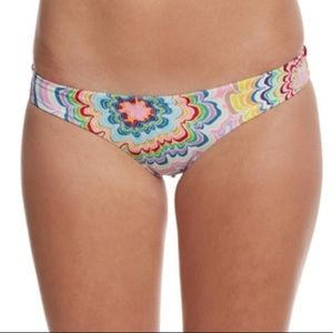 RVCA Kelsey Low Rise Cheeky Bikini Bottoms Size XS